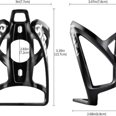 689bf52becdf4bce39490b27899f1074bbc173f57ca55862da4ac.jpg Bike Water Bottle Cage Ultra-Light Bicycle Bottle Holder Universal Bike Cup Holder Rack for Bicycle, Cycling, MTB, Road/Mountain Bikes 2 Pack - Black