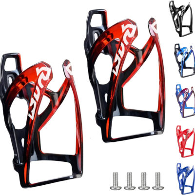 689bf54be7cd0aecf5d427c920deca3801deb0a3069ac80ff75ae.jpg Bike Water Bottle Cage Ultra-Light Bicycle Bottle Holder Universal Bike Cup Holder Rack for Bicycle, Cycling, MTB, Road/Mountain Bikes 2 Pack - Black