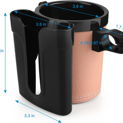 689bf67ce65b7eca2e8dce3fa949254737fba238c96ca591b1112.jpg Accmor 3-in-1 Bike Cup Holder with Cell Phone Keys Holder, Bike Water Bottle Holders, Universal Bar Drink Cup Can Holder for Bicycles, Motorcycles, Scooters, Black