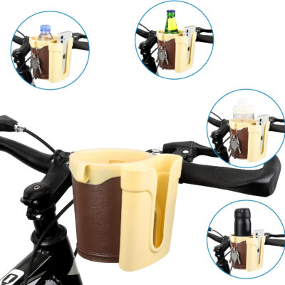689bf68cbda50de3d25e59825a4881939002993a8cf7e112b1b09.jpg Accmor 3-in-1 Bike Cup Holder with Cell Phone Keys Holder, Bike Water Bottle Holders, Universal Bar Drink Cup Can Holder for Bicycles, Motorcycles, Scooters, Black