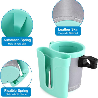 689bf69765163031d43f405e4ab1e3a943a7301ba23ad07735dcd.jpg Accmor 3-in-1 Bike Cup Holder with Cell Phone Keys Holder, Bike Water Bottle Holders, Universal Bar Drink Cup Can Holder for Bicycles, Motorcycles, Scooters, Black