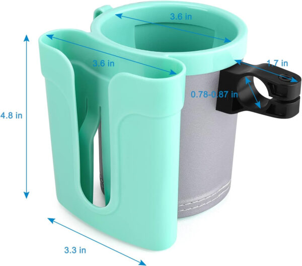 689bf69c6e0337ce1708ec787756afdd7ec9ee2ad829080175383.jpg Accmor 3-in-1 Bike Cup Holder with Cell Phone Keys Holder, Bike Water Bottle Holders, Universal Bar Drink Cup Can Holder for Bicycles, Motorcycles, Scooters, Black