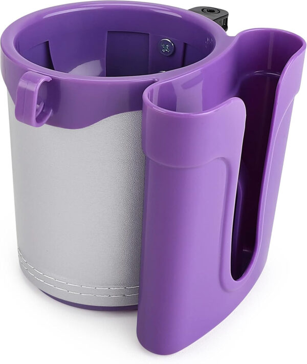 689bf6a15e7cf5d2dd66e54cac33c821c2c7b43b14e924f744181.jpg Accmor 3-in-1 Bike Cup Holder with Cell Phone Keys Holder, Bike Water Bottle Holders, Universal Bar Drink Cup Can Holder for Bicycles, Motorcycles, Scooters, Black