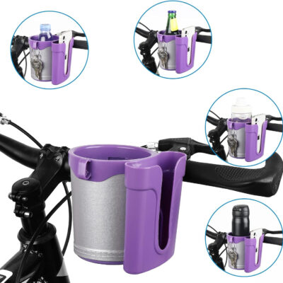 689bf6ab66256dabe441c95fcb87ffdb3bae398f14eb2e963caf0.jpg Accmor 3-in-1 Bike Cup Holder with Cell Phone Keys Holder, Bike Water Bottle Holders, Universal Bar Drink Cup Can Holder for Bicycles, Motorcycles, Scooters, Black