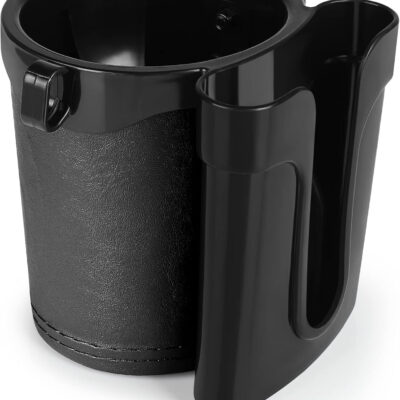 689bf6dee33b697584610ddf8d6e53afa56d7c3775111aee6ad9b.jpg Accmor 3-in-1 Bike Cup Holder with Cell Phone Keys Holder, Bike Water Bottle Holders, Universal Bar Drink Cup Can Holder for Bicycles, Motorcycles, Scooters, Black