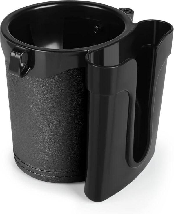 689bf6dee33b697584610ddf8d6e53afa56d7c3775111aee6ad9b.jpg Accmor 3-in-1 Bike Cup Holder with Cell Phone Keys Holder, Bike Water Bottle Holders, Universal Bar Drink Cup Can Holder for Bicycles, Motorcycles, Scooters, Black