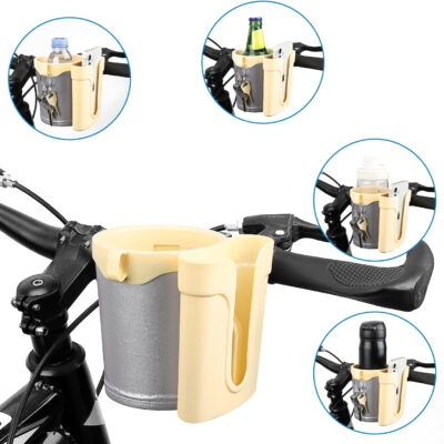 689bf6ed838217f5011d7ca7929d1214256d1381d6af55a9065bf.jpg Accmor 3-in-1 Bike Cup Holder with Cell Phone Keys Holder, Bike Water Bottle Holders, Universal Bar Drink Cup Can Holder for Bicycles, Motorcycles, Scooters, Black