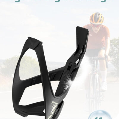 689bf826167c69605da5ddc1e81037b96b54f23d6dac6526e21f2.jpg ROCKBROS Bike Water Bottle Cage with Built-in Tire Levers, 2 in 1 Lightweight Bike Bottle Holder Adjustable Slide Entry Bicycle Cup Holder for MTB Road Bike Green
