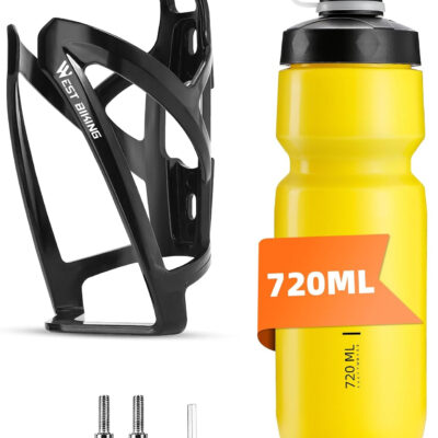 689bf88f4e36ddd1f6f19760a4671d6db7e99f807ab99e71be8df.jpg West Biking Bike Water Bottle Cages Ultra-Light Durable PC Bicycle Bottle Holder with Screws Tool, Easy Installation Bicycle Drink Cup Holders Cycling Kettle for MTB Road Bikes