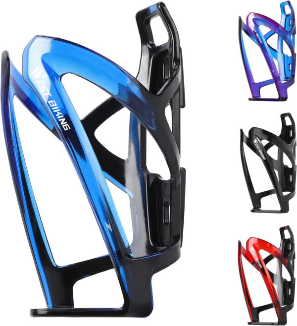 689bf89cb247e271596e45723366be1e1df30521303b3cd796f2b.jpg West Biking Bike Water Bottle Cages Ultra-Light Durable PC Bicycle Bottle Holder with Screws Tool, Easy Installation Bicycle Drink Cup Holders Cycling Kettle for MTB Road Bikes