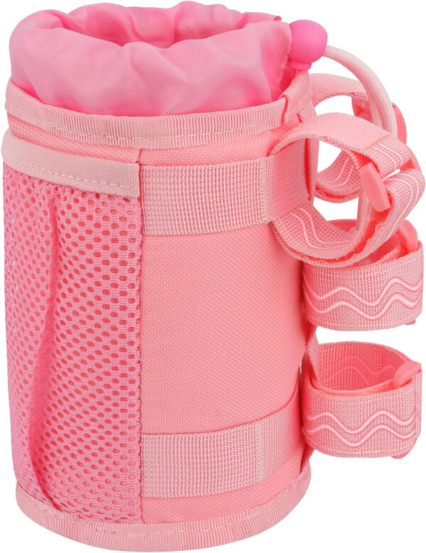 689bf9a23c6dfdaf4fea24072eb6e3c654d29d5c2fa15c65d693b.jpg Bike Cup Holder, Water Bottle Holder Handlebar with Mesh Pockets, Universal Cycling Bicycle Water Bottle Drink Cup Cage for Cruiser, Scooter, Mountain, Road Bike, Wheelchair