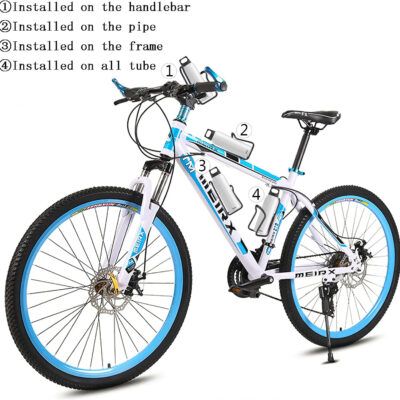 689bfa0cb944622b5ef3ccce189995ad866401f26d406ee401e3d.jpg FiveBox Aluminum Alloy Biking Bicycle Water Bottle Cage Holder, Cycling Bike Water Bottle Cage