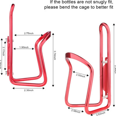 689bfa1216ebc27814a2796bad817c0ec130b09e10d5a5def02a1.jpg FiveBox Aluminum Alloy Biking Bicycle Water Bottle Cage Holder, Cycling Bike Water Bottle Cage