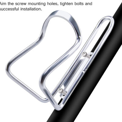 689bfa2a377487b07749322fa3c46e8715e287dc29c342ec1c9c3.jpg FiveBox Aluminum Alloy Biking Bicycle Water Bottle Cage Holder, Cycling Bike Water Bottle Cage