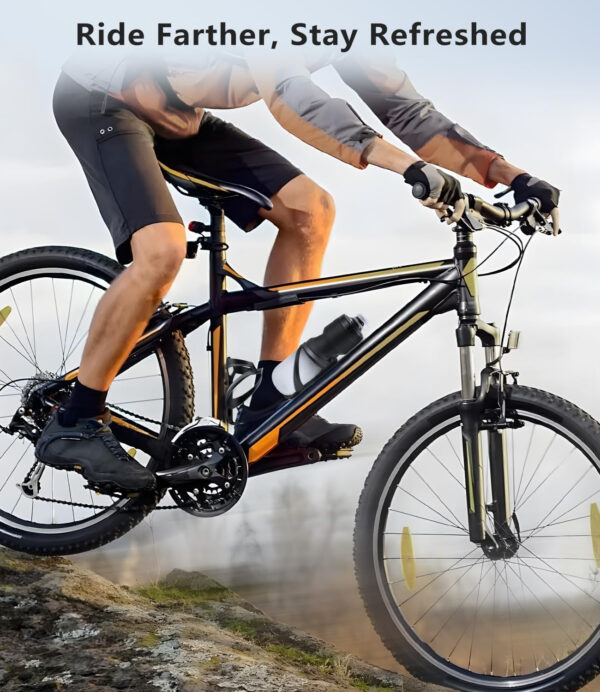 689bfa5023fdfd5cb63843fb164070915c80170089b1d8f5814cc.jpg Bike Water Bottle Holder - 1.3 Oz Ultralight & Sturdy Bike Cup Holder, Bicycle Drink Cage, Cycling Bike Water Bottle Cage with Screw Tool, for 2.75-3.94" Bottles