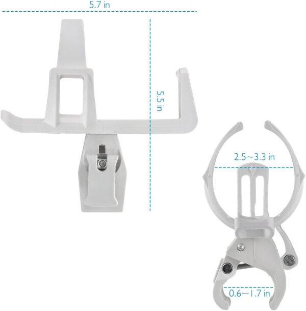 689bfaf645dba33c557dd984ed089d86128cd506057bbbd6fa3b5.jpg Accmor Bike Water Bottle Holders No Screws, Universal Bike Cup Holder, 360 Degree Rotatable Bike Water Bottle Cage, Water Bottle Holders for Kids Bike Adult Bike, Black