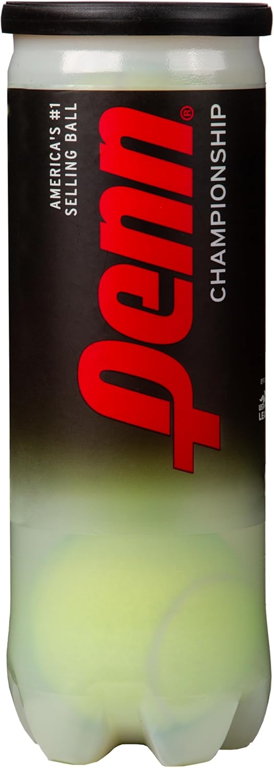 Penn Championship Tennis Balls - Extra Duty Felt Pressurized Tennis Balls 3 Count(Pack of 12)