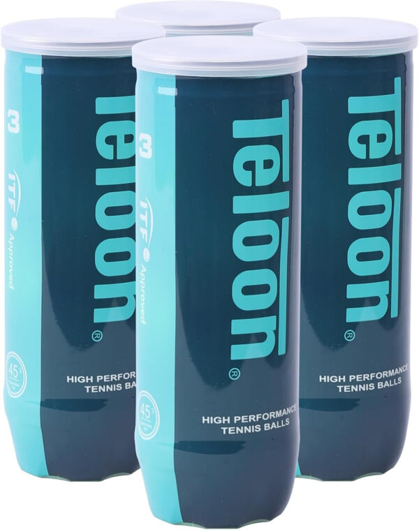 689bfe90dc8801b3ac2dcb74febbca95968cf83c3696f8caf593f.jpg Teloon Championship Tennis Balls - Extra Duty - Regular Duty Felt Pressurized Tennis Balls