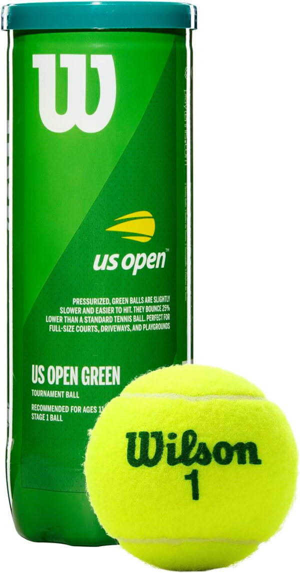 689bfed4d2acfb60915dfee0455cbfb37741cb5ba09d844a91d64.jpg WILSON US Open Youth Tennis Balls - 3 Balls