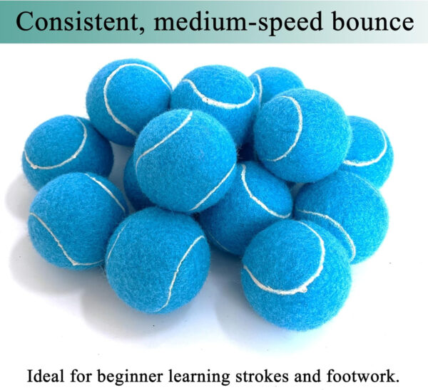 689bff078e2bb0e18d3969ff77bcb6dd808a40bba26eee573e1ec.jpg Tennis Balls, 4 Pack Advanced Practice Tennis Balls for Beginner, Training Playing Tennis Balls