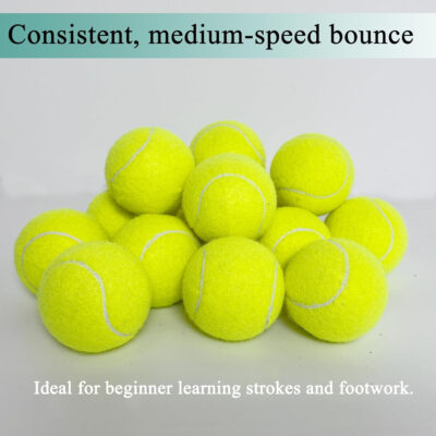 689bff116ac1729ceb843ca0248b18cc8d3c81322ebb7c2bb484a.jpg Tennis Balls, 4 Pack Advanced Practice Tennis Balls for Beginner, Training Playing Tennis Balls