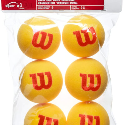 689bff2fc30330db70721faf824e09084778fbdaca254a2645bb3.jpg Wilson Starter Foam Tennis Balls, Yellow/Red