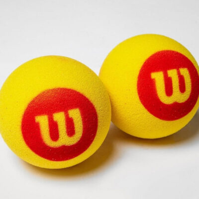 689bff32b9bc6f16858389e40491d0bcc589588562323de88289c.jpg Wilson Starter Foam Tennis Balls, Yellow/Red