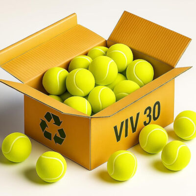 VIV Advanced Tennis Balls Bulk, 30/50/100 + Practice Pressure Ball Bouncing 53in High Durable Official Size 2.5 in Pet Dog Balls Tougher Tennis Ball for Dogs, Tennis Ball Training Machine, Walkers