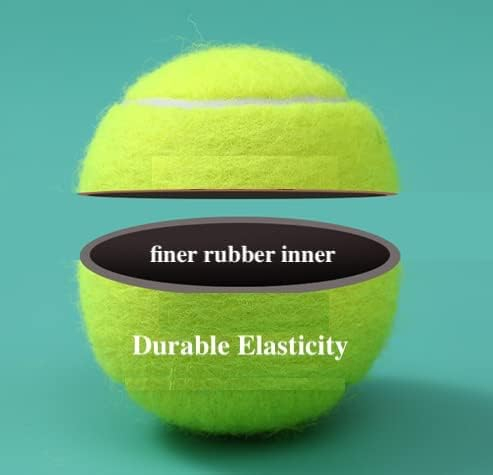 VIV Advanced Tennis Balls Bulk, 30/50/100 + Practice Pressure Ball Bouncing 53in High Durable Official Size 2.5 in Pet Dog Balls Tougher Tennis Ball for Dogs, Tennis Ball Training Machine, Walkers
