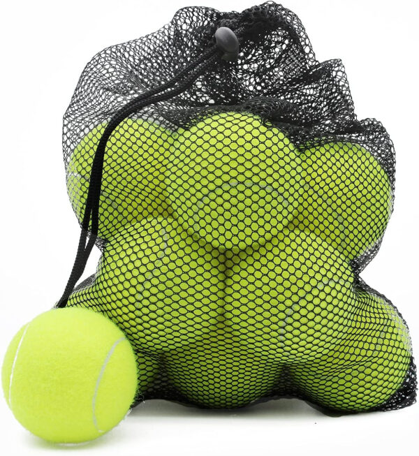 689c0030760f1b6cfc0f27b80cf201674db194edc4cfadb816d37.jpg Magicorange Tennis Balls, 12 Pack Advanced Training Tennis Balls Practice Balls, Come with Mesh Bag for Easy Transport, Good for Beginner Training Ball