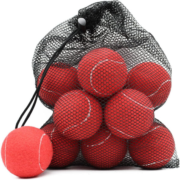 689c00823c6e948cfee5a69545e79b1ff96646d7b4ef0068df954.jpg Magicorange Tennis Balls, 12 Pack Advanced Training Tennis Balls Practice Balls, Come with Mesh Bag for Easy Transport, Good for Beginner Training Ball