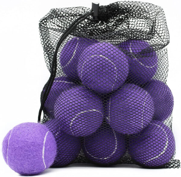 689c0090ae9202f3982bd43d72d91e0ece3e84c042b7e86dd1ddc.jpg Magicorange Tennis Balls, 12 Pack Advanced Training Tennis Balls Practice Balls, Come with Mesh Bag for Easy Transport, Good for Beginner Training Ball