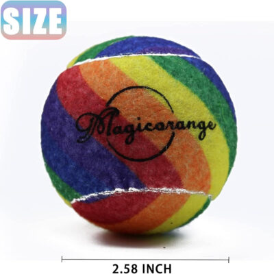 689c009c3636a86467a37cd400d295a28a71c5d908ecbf8f1ce39.jpg Magicorange Tennis Balls, 12 Pack Advanced Training Tennis Balls Practice Balls, Come with Mesh Bag for Easy Transport, Good for Beginner Training Ball