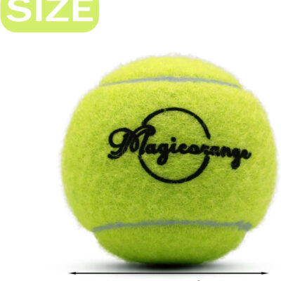 689c016eda263d2fc556bdefa2a28b12c1566fde5a3565c6f8b32.jpg Magicorange Tennis Balls, 60 Pack Advanced Training Tennis Balls Practice Ball, Pet Dog Playing Balls,Good for Beginner Training Ball