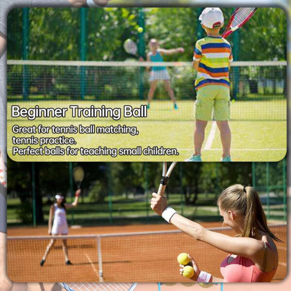 689c017405a90cf70d57f3caffd5206604f5c73ccf0e59daf2850.jpg Magicorange Tennis Balls, 60 Pack Advanced Training Tennis Balls Practice Ball, Pet Dog Playing Balls,Good for Beginner Training Ball