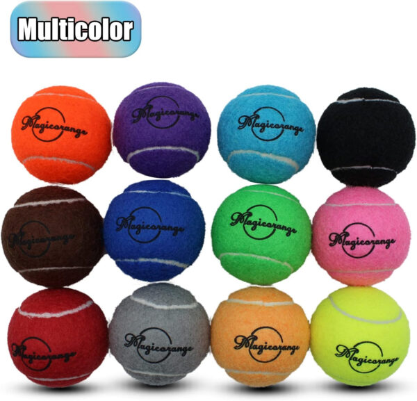 689c01987d3b2875c70ad99e9984bc81a5d19587e61ae091c972c.jpg Magicorange Tennis Balls, 60 Pack Advanced Training Tennis Balls Practice Ball, Pet Dog Playing Balls,Good for Beginner Training Ball