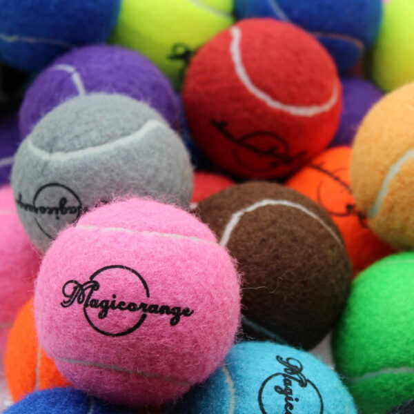 689c019dbd562661998539ea991059777cf9248a580bdeb314e6d.jpg Magicorange Tennis Balls, 60 Pack Advanced Training Tennis Balls Practice Ball, Pet Dog Playing Balls,Good for Beginner Training Ball