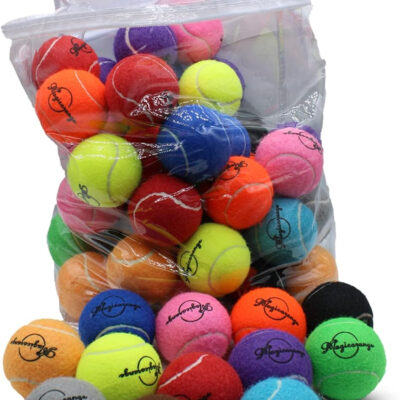 689c019f7c663c566485e143204b249dcb68fe261567e0262ad7c.jpg Magicorange Tennis Balls, 60 Pack Advanced Training Tennis Balls Practice Ball, Pet Dog Playing Balls,Good for Beginner Training Ball