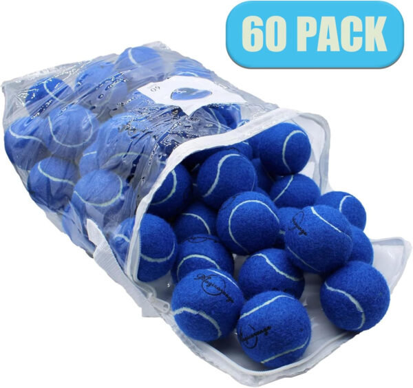 689c01a2bed8c422500756aaef9d90a6e5c391c529de1030e3182.jpg Magicorange Tennis Balls, 60 Pack Advanced Training Tennis Balls Practice Ball, Pet Dog Playing Balls,Good for Beginner Training Ball
