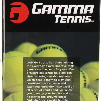 GAMMA Sports Pressureless Tennis Balls Box - Ideal for Practice, Teaching, and Training with High-Visbility Felt - Indoor and Outdoor Court Play - 48 and 75 Pack Sizes
