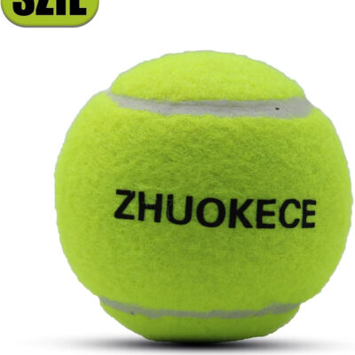 Tennis Balls, 18 Pack Training Tennis Balls Practice Balls with Mesh Bag for Easy Transport, Pet Dog Playing Balls, fit for Beginner Training Ball