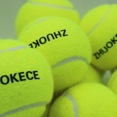 Tennis Balls, 18 Pack Training Tennis Balls Practice Balls with Mesh Bag for Easy Transport, Pet Dog Playing Balls, fit for Beginner Training Ball