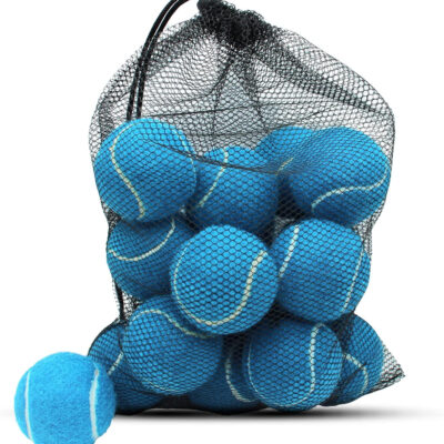 Tennis Balls, 18 Pack Training Tennis Balls Practice Balls with Mesh Bag for Easy Transport, Pet Dog Playing Balls, fit for Beginner Training Ball