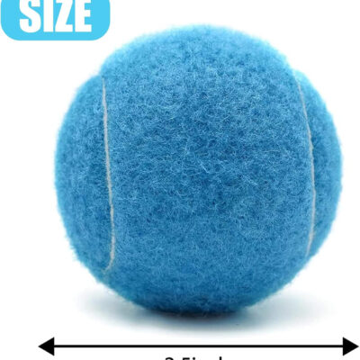 Tennis Balls, 18 Pack Training Tennis Balls Practice Balls with Mesh Bag for Easy Transport, Pet Dog Playing Balls, fit for Beginner Training Ball