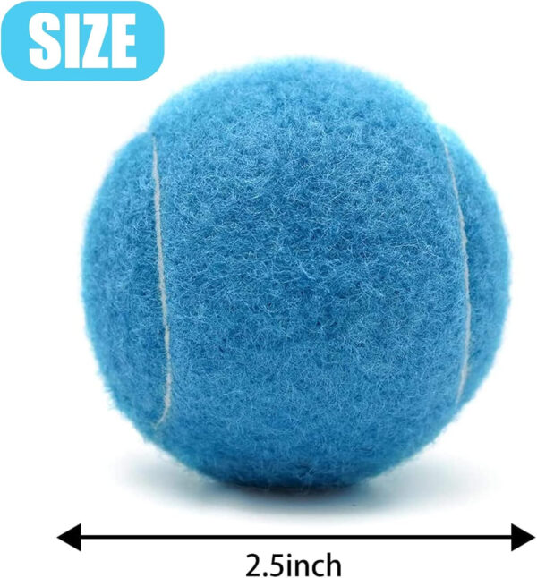 Tennis Balls, 18 Pack Training Tennis Balls Practice Balls with Mesh Bag for Easy Transport, Pet Dog Playing Balls, fit for Beginner Training Ball