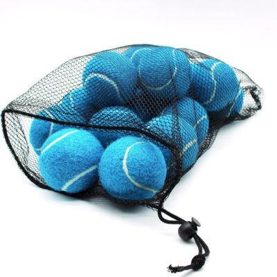 Tennis Balls, 18 Pack Training Tennis Balls Practice Balls with Mesh Bag for Easy Transport, Pet Dog Playing Balls, fit for Beginner Training Ball