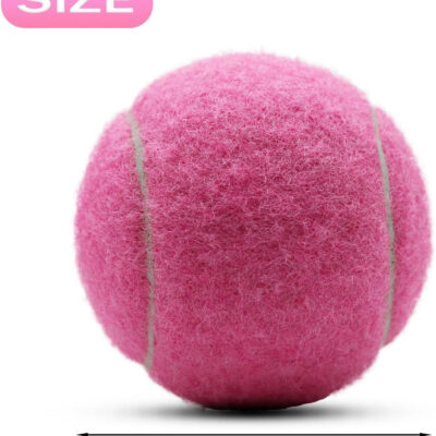 Tennis Balls, 18 Pack Training Tennis Balls Practice Balls with Mesh Bag for Easy Transport, Pet Dog Playing Balls, fit for Beginner Training Ball