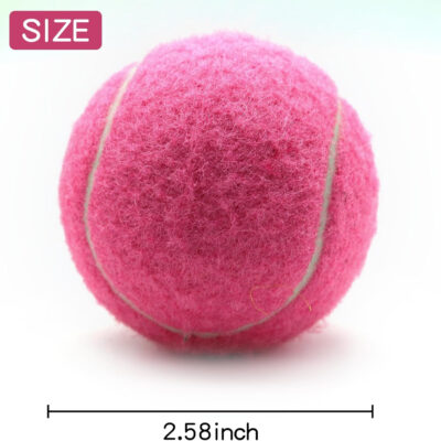 Tennis Balls, 18 Pack Training Tennis Balls Practice Balls with Mesh Bag for Easy Transport, Pet Dog Playing Balls, fit for Beginner Training Ball