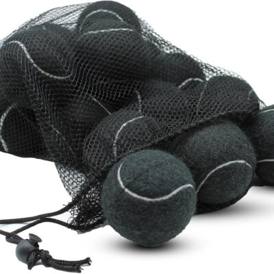 Tennis Balls, 18 Pack Training Tennis Balls Practice Balls with Mesh Bag for Easy Transport, Pet Dog Playing Balls, fit for Beginner Training Ball