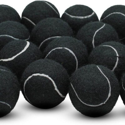 Tennis Balls, 18 Pack Training Tennis Balls Practice Balls with Mesh Bag for Easy Transport, Pet Dog Playing Balls, fit for Beginner Training Ball